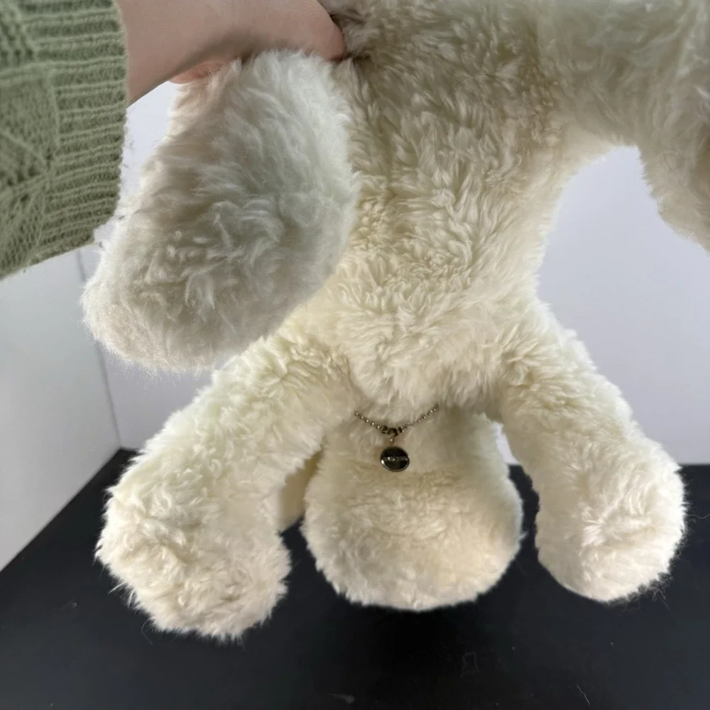 Limited Too Patches Dog Collar Tag Y2K VTG Stuffed Animal 15" Plush Dog - Picture 7 of 9